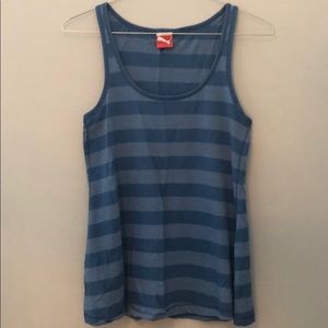 Puma Striped racerback tank top - M